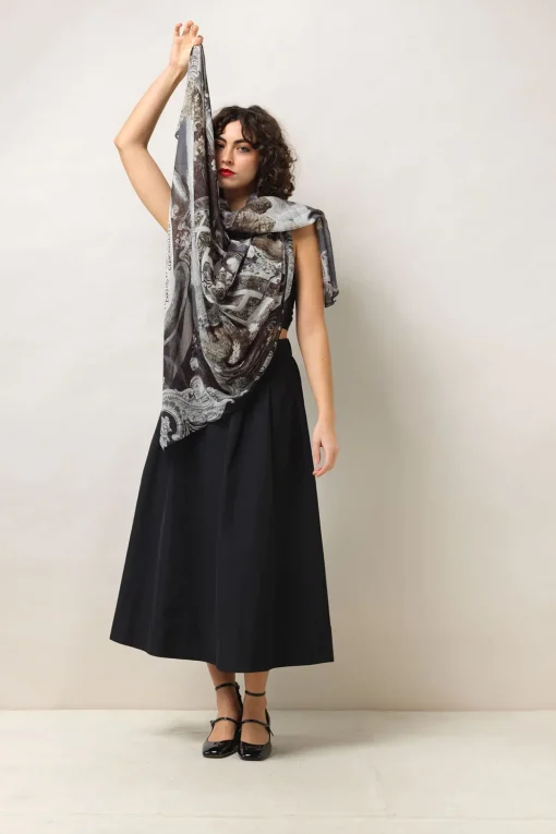 Sunburst Grey Scarf